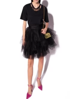 PINKO T-SHIRT ΜΕ ΚΟΛΙΕ Μαύρο 15 PINKO T-SHIRT ΜΕ ΚΟΛΙΕ Μαύρο -Γυναικεια Ρουχα Κατάστημα 40 147