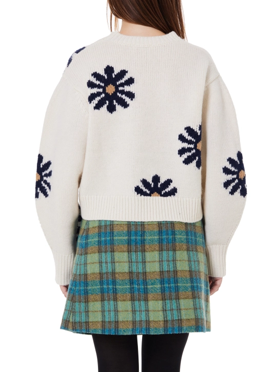 SANDRO ΠΛΕΚΤΟ ΠΟΥΛΟΒΕΡ Εκρού 4 SANDRO ΠΛΕΚΤΟ ΠΟΥΛΟΒΕΡ Εκρού - Image 4