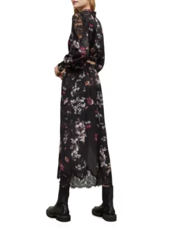 ALL SAINTS MIDI FLORAL ΦΟΥΣΤΑ Μαύρο 11 ALL SAINTS MIDI FLORAL ΦΟΥΣΤΑ Μαύρο -Γυναικεια Ρουχα Κατάστημα 40 2