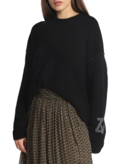 ZADIG & VOLTAIRE ΓΥΝΑΙΚΕΙΟ ΠΟΥΛΟΒΕΡ Μαύρο 15 ZADIG & VOLTAIRE ΓΥΝΑΙΚΕΙΟ ΠΟΥΛΟΒΕΡ Μαύρο -Γυναικεια Ρουχα Κατάστημα 40 205