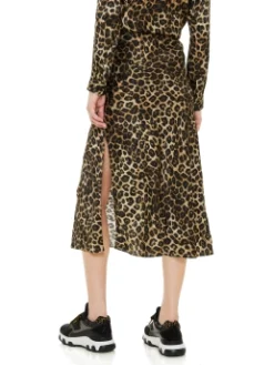 THE KOOPLES ANIMAL PRINT MIDI ΦΟΥΣΤΑ Animal Print 15 THE KOOPLES ANIMAL PRINT MIDI ΦΟΥΣΤΑ Animal Print -Γυναικεια Ρουχα Κατάστημα 40 23
