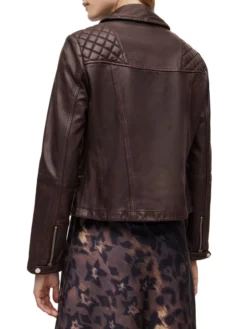ALL SAINTS ΔΕΡΜΑΤΙΝΟ BIKER JACKET Καφέ 11 ALL SAINTS ΔΕΡΜΑΤΙΝΟ BIKER JACKET Καφέ -Γυναικεια Ρουχα Κατάστημα 40 230