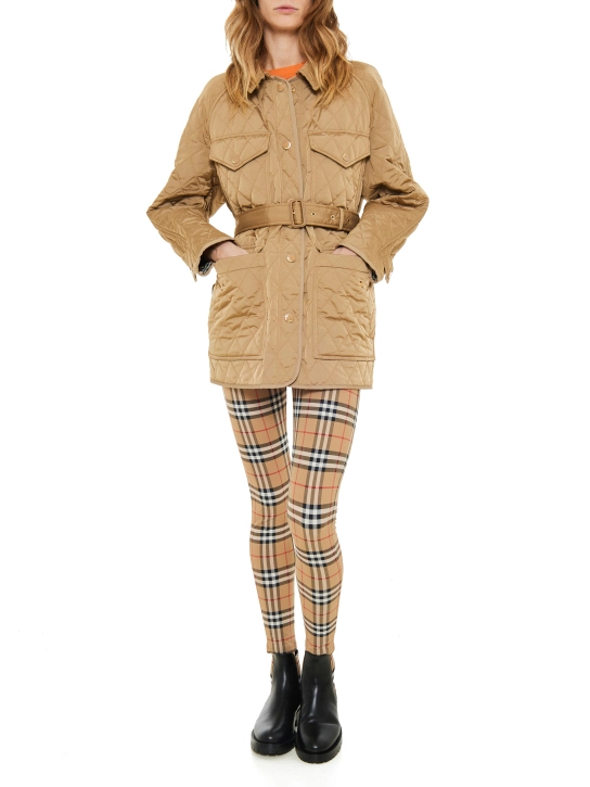 BURBERRY ΚΑΠΙΤΟΝΕ ΜΠΟΥΦΑΝ ΜΕ ΖΩΝΗ Μπεζ 4 BURBERRY ΚΑΠΙΤΟΝΕ ΜΠΟΥΦΑΝ ΜΕ ΖΩΝΗ Μπεζ - Image 4