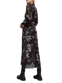 ALL SAINTS MIDI FLORAL ΦΟΥΣΤΑ Μαύρο 15 ALL SAINTS MIDI FLORAL ΦΟΥΣΤΑ Μαύρο -Γυναικεια Ρουχα Κατάστημα 40 3