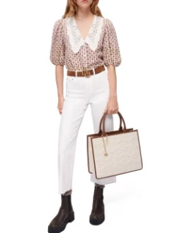 MAJE CROPPED ΠΑΝΤΕΛΟΝΙ ΤΖΙΝ Λευκό 15 MAJE CROPPED ΠΑΝΤΕΛΟΝΙ ΤΖΙΝ Λευκό -Γυναικεια Ρουχα Κατάστημα 40 37