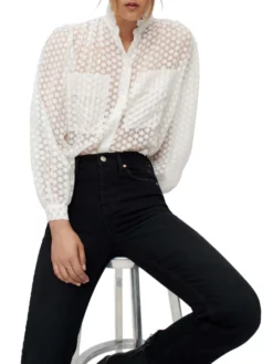 MAJE ΓΥΝΑΙΚΕΙΟ ΤΖΙΝ Μαύρο -Γυναικεια Ρουχα Κατάστημα 40 46