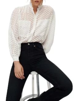 MAJE ΓΥΝΑΙΚΕΙΟ ΤΖΙΝ Μαύρο -Γυναικεια Ρουχα Κατάστημα 40 47