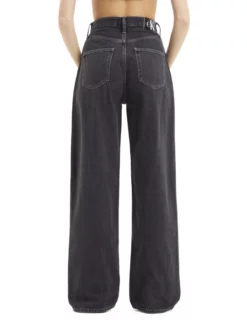 CALVIN KLEIN ΓΥΝΑΙΚΕΙΟ ΨΗΛΟΜΕΣΟ ΤΖΙΝ Γκρι -Γυναικεια Ρουχα Κατάστημα 40 68