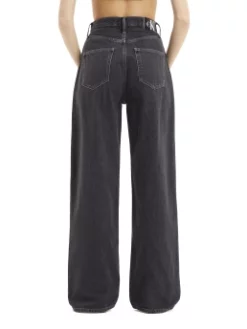 CALVIN KLEIN ΓΥΝΑΙΚΕΙΟ ΨΗΛΟΜΕΣΟ ΤΖΙΝ Γκρι -Γυναικεια Ρουχα Κατάστημα 40 69