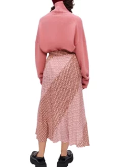 MAJE ΑΣΣΥΜΕΤΡΗ ΕΜΠΡΙΜΕ ΦΟΥΣΤΑ Ροζ 15 MAJE ΑΣΣΥΜΕΤΡΗ ΕΜΠΡΙΜΕ ΦΟΥΣΤΑ Ροζ -Γυναικεια Ρουχα Κατάστημα 40 7