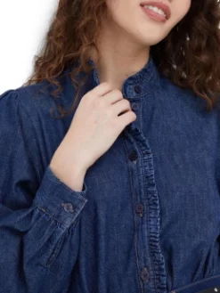 TOMMY HILFIGER ΤΖΙΝ ΠΟΥΚΑΜΙΣΟ Μπλε -Γυναικεια Ρουχα Κατάστημα 40 93