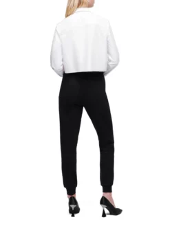 KARL LAGERFELD ΓΥΝΑΙΚΕΙΟ CROPPED ΠΟΥΚΑΜΙΣΟ Λευκό -Γυναικεια Ρουχα Κατάστημα 50 20