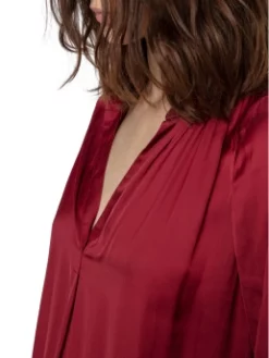 ZADIG & VOLTAIRE ΓΥΝΑΙΚΕΙΟ ΠΟΥΚΑΜΙΣΟ Μπορντό -Γυναικεια Ρουχα Κατάστημα 50 23