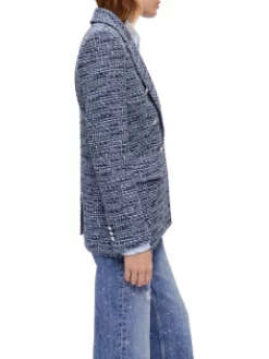 MAJE TWEED ΣΑΚΑΚΙ Γαλάζιο -Γυναικεια Ρουχα Κατάστημα 50 27