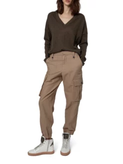 ZADIG & VOLTAIRE ΚΑΣΜΙΕΡΕΝΙΟ ΠΟΥΛΟΒΕΡ Καφέ -Γυναικεια Ρουχα Κατάστημα 50 40