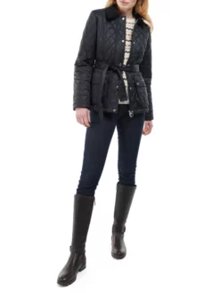 BARBOUR ΚΑΠΙΤΟΝΕ ΜΠΟΥΦΑΝ ΜΕ ΖΩΝΗ Λευκό 14 BARBOUR ΚΑΠΙΤΟΝΕ ΜΠΟΥΦΑΝ ΜΕ ΖΩΝΗ Λευκό -Γυναικεια Ρουχα Κατάστημα 50 56