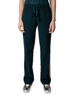 ZADIG & VOLTAIRE ΓΥΝΑΙΚΕΙΟ ΠΑΝΤΕΛΟΝΙ Πράσινο -Γυναικεια Ρουχα Κατάστημα 60 4